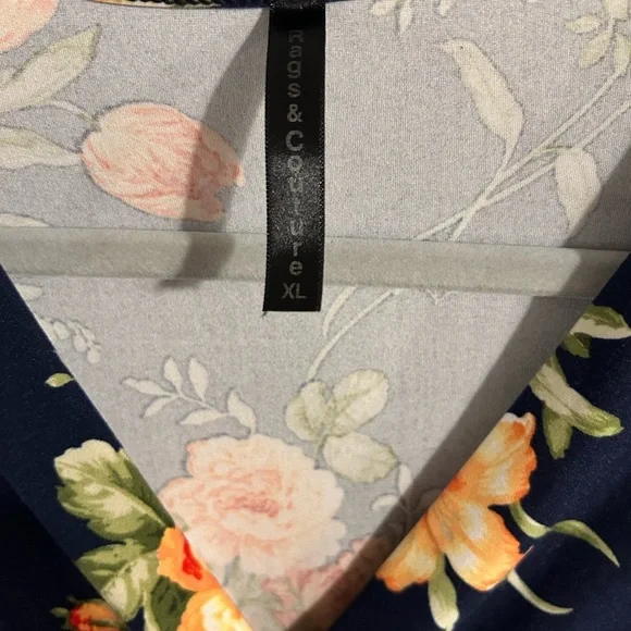 Vintage Floral Maxi Dress Size XL - Picture 5 of 6